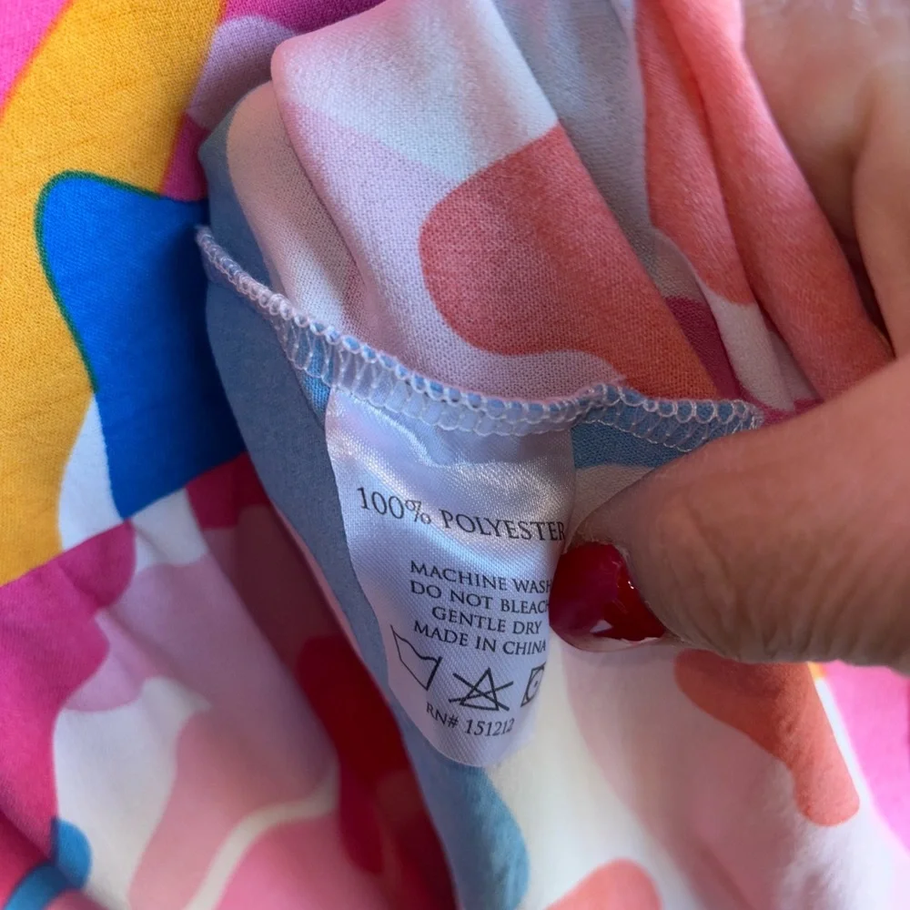 Michelle McDowell small Multicolor Abstract Dress new - Picture 7 of 9